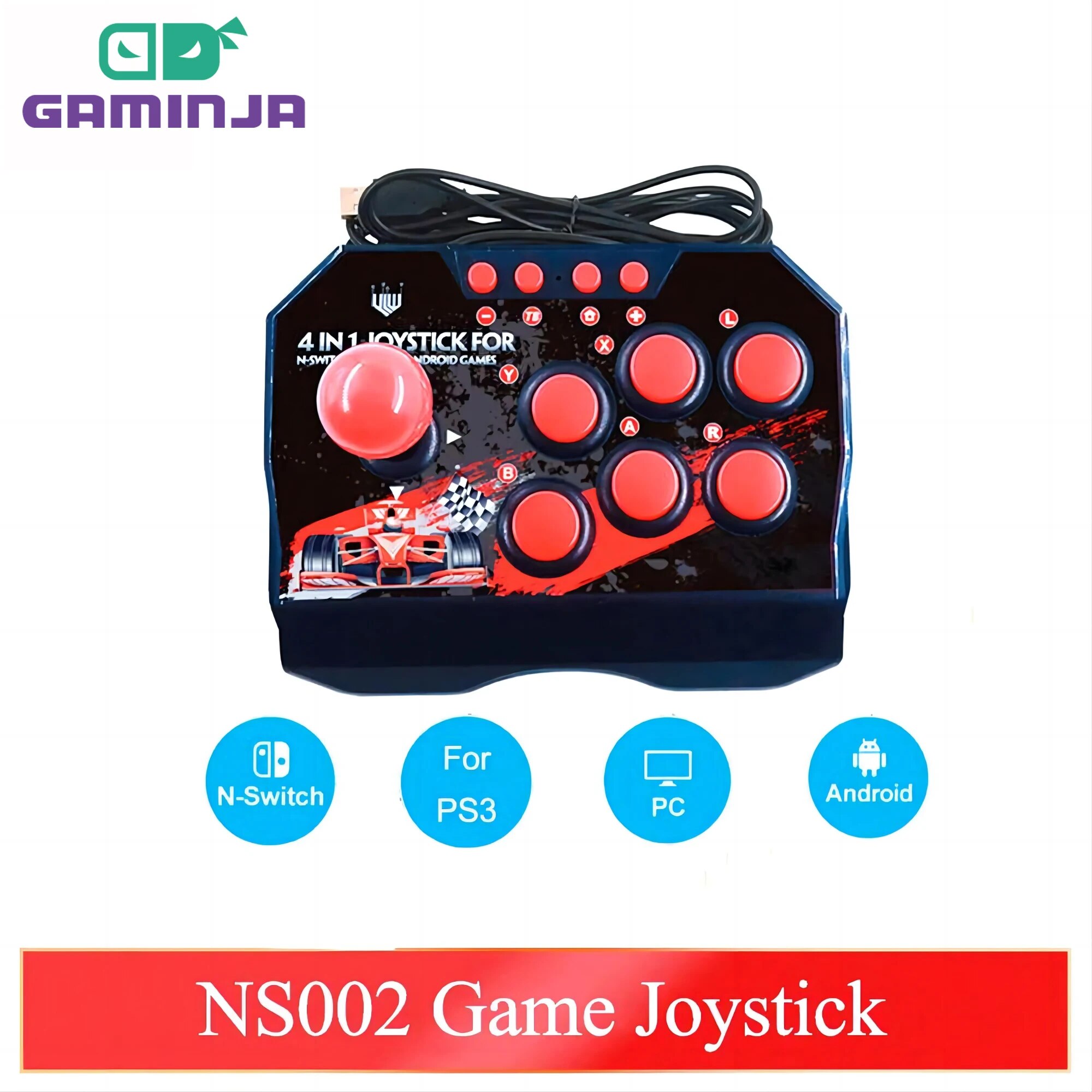 Retro Gaming Raspberry Pi Zero - GAMINJA NS002 4 In 1 Retro