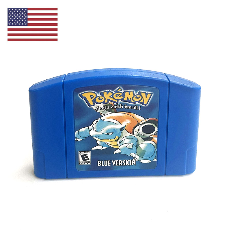 Retro Gaming Machine - USA NTSC Version English Pokemon Blue