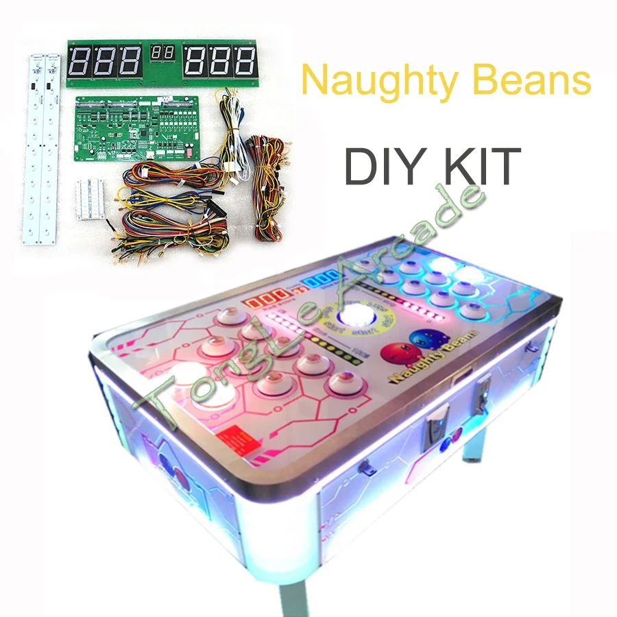 Arcade Button Kit - Naughty Beans DIY kit, Coin operated