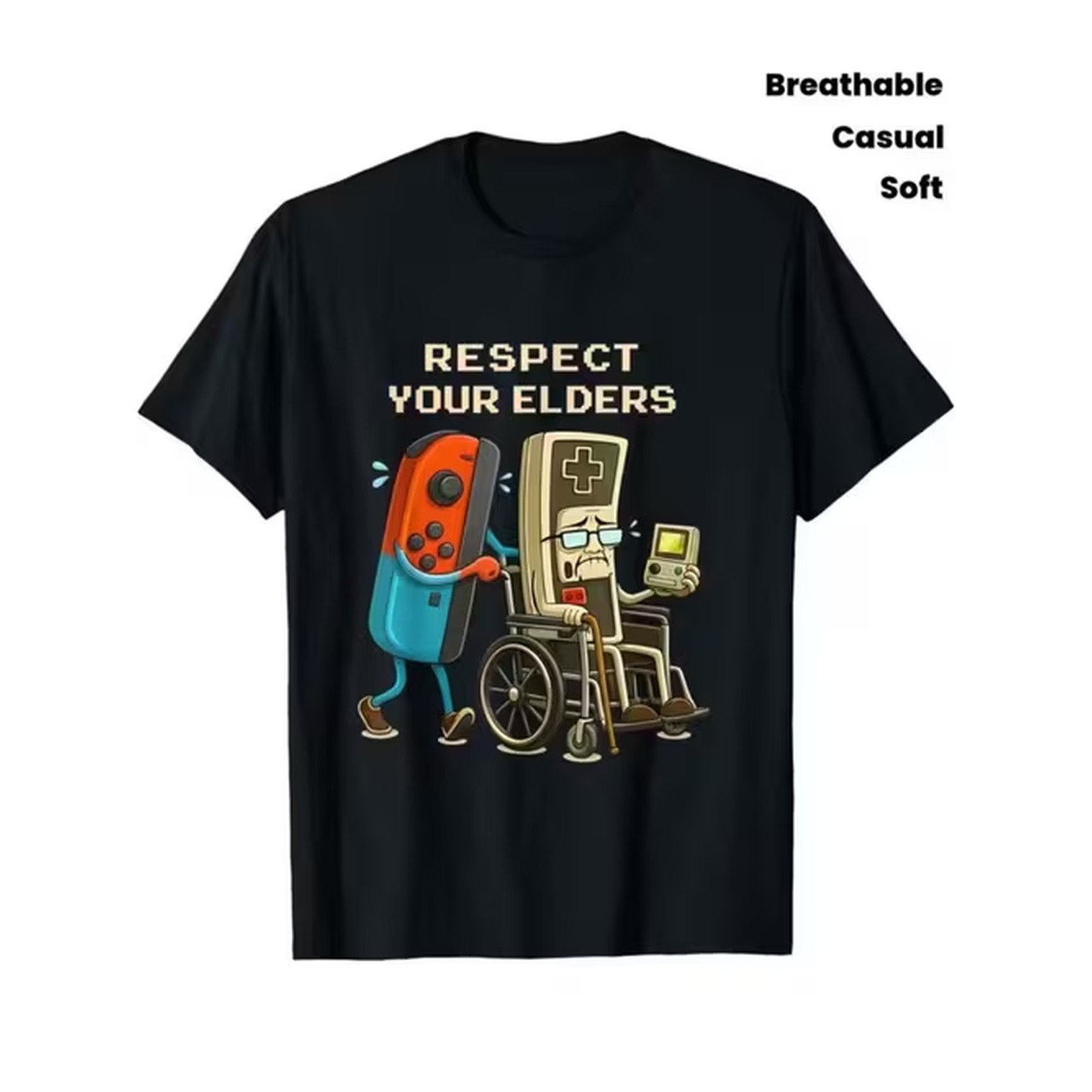Retro Gaming Machine - Item Picture Men'S Vintage Gaming T-Shirt