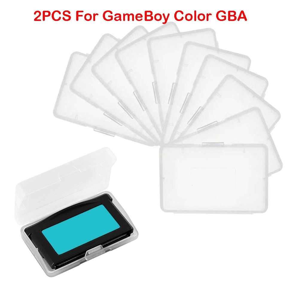 Game Cartridge Case - 2PCS Plastic Game Cartridge Case Clear
