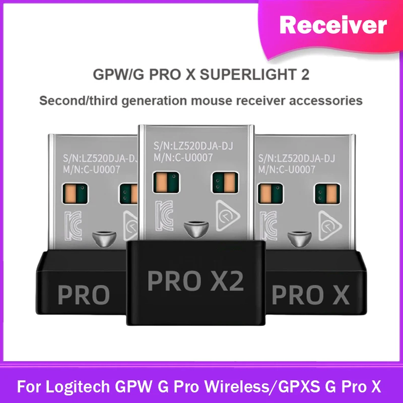 Logitech Mouse G Pro X Superlight - Original USB Dongle Receiver Adapter For