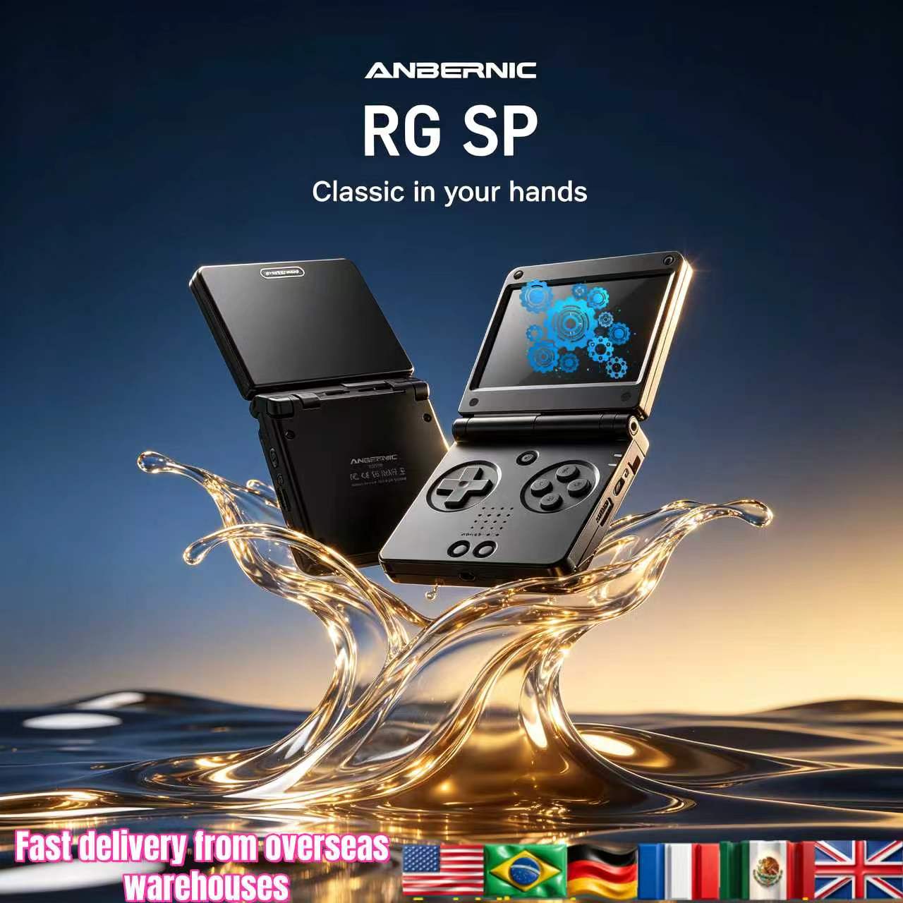 Retro Gaming For Tv - Anbernic RGSP Flip Classic Handheld Game
