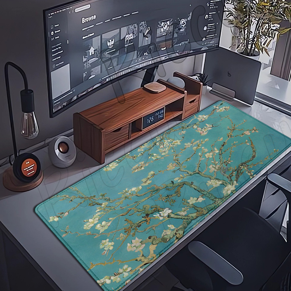Mouse Gaming Retro - Vintage Oil Painting Mouse Pad Da
