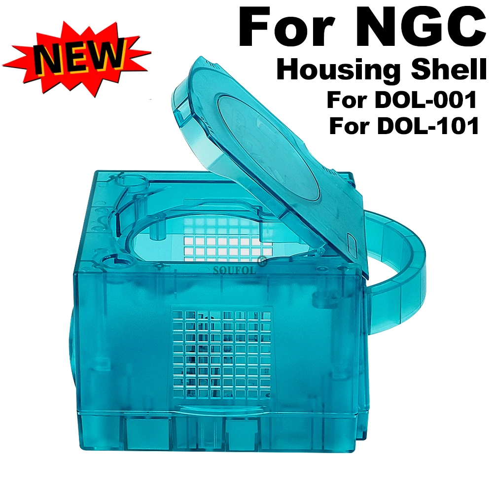 Retro Gaming Machine - Ice Blue Replacement Case for Gamecube