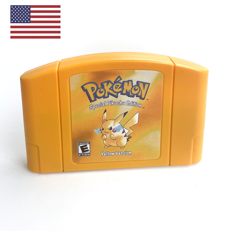 Retro Gaming Machine - USA NTSC Version English Pokemon Yellow