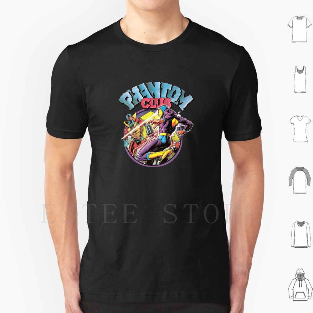 Retro Gaming Shirt - Phantom Club-Badge T Shirt DIY Big