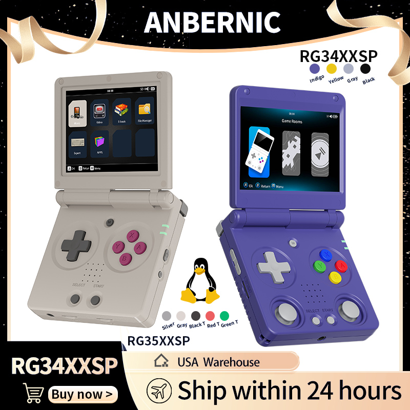 Anbernic RG34XXSP RG35XXSP Fli - Retro Gaming Tablet recension och pris