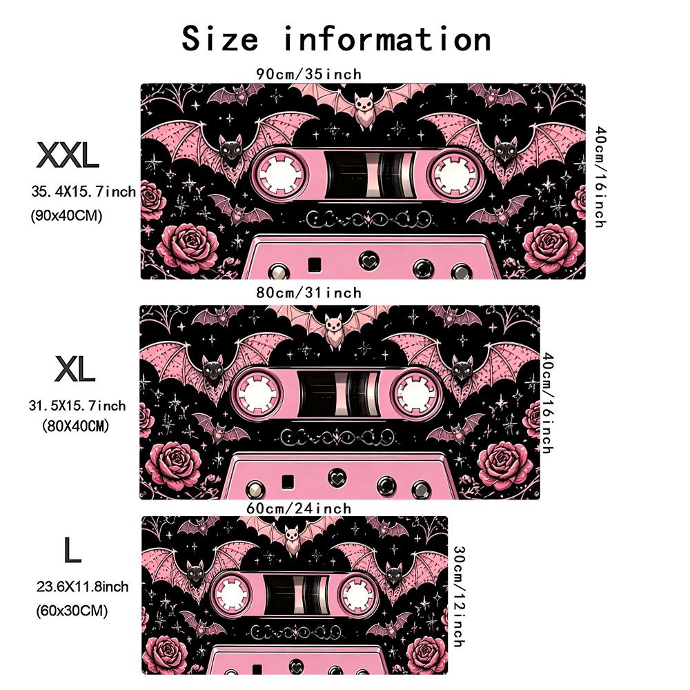 Pink Retro Cassette Tape Large - Mouse Gaming Retro recension och pris