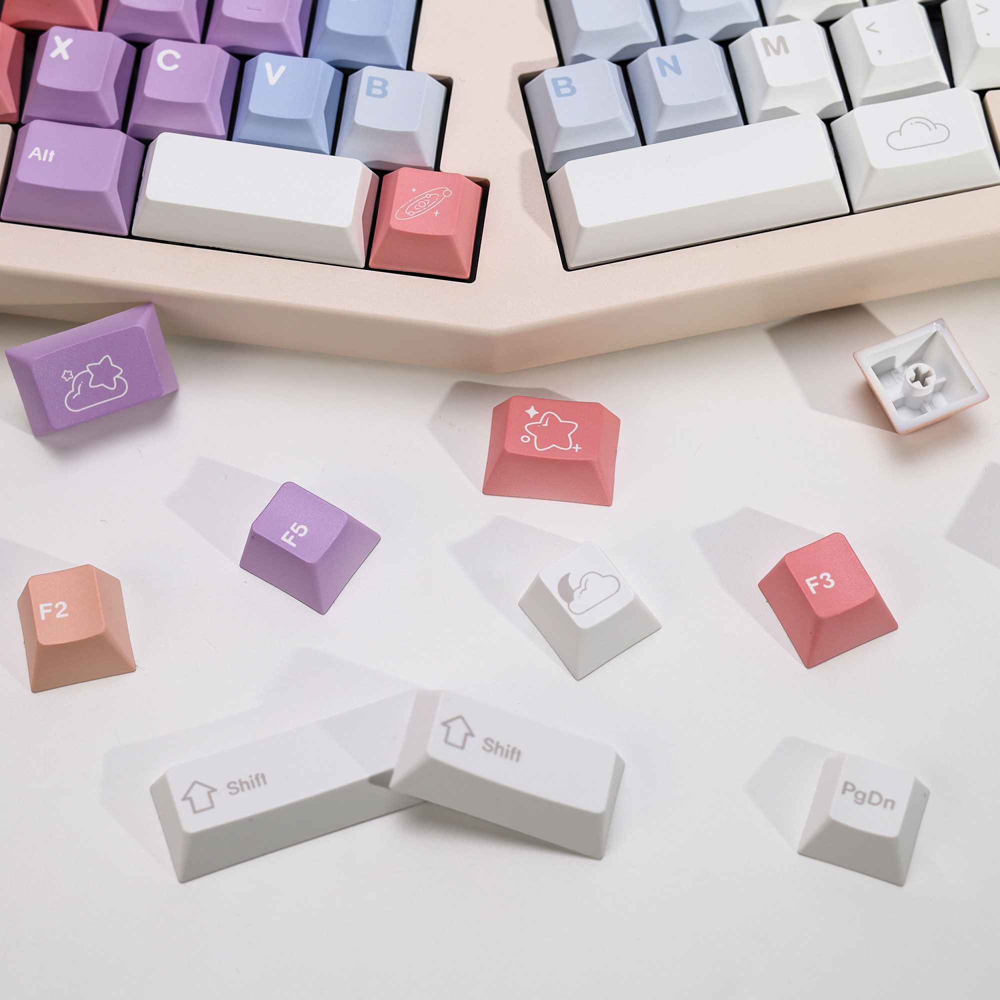KBDiy Dreamscape Theme Keycaps - Retro Gaming Keycaps recension och pris