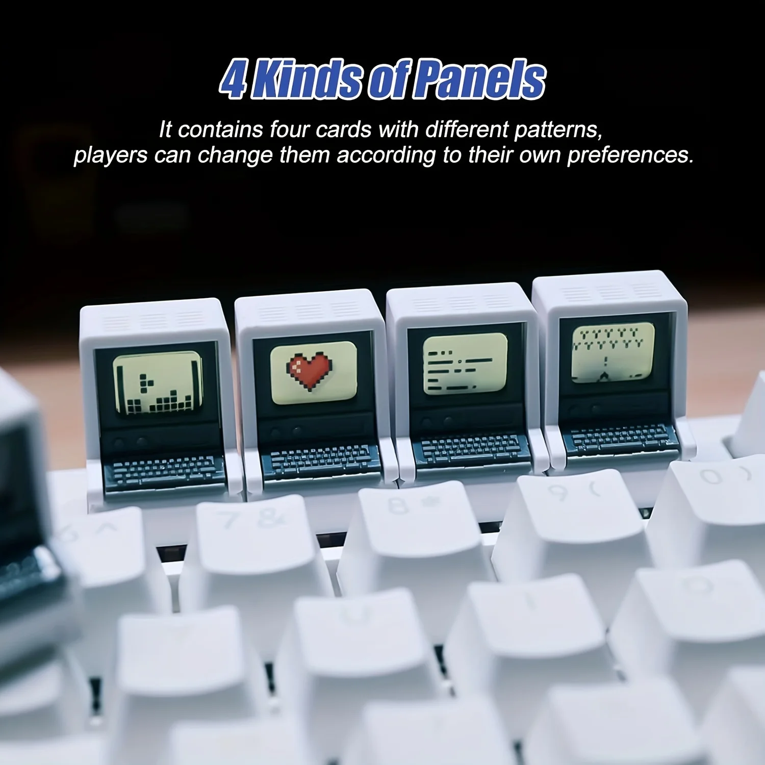 Retro Mac-Inspired Keycaps Dou - Retro Gaming Keycaps recension och pris