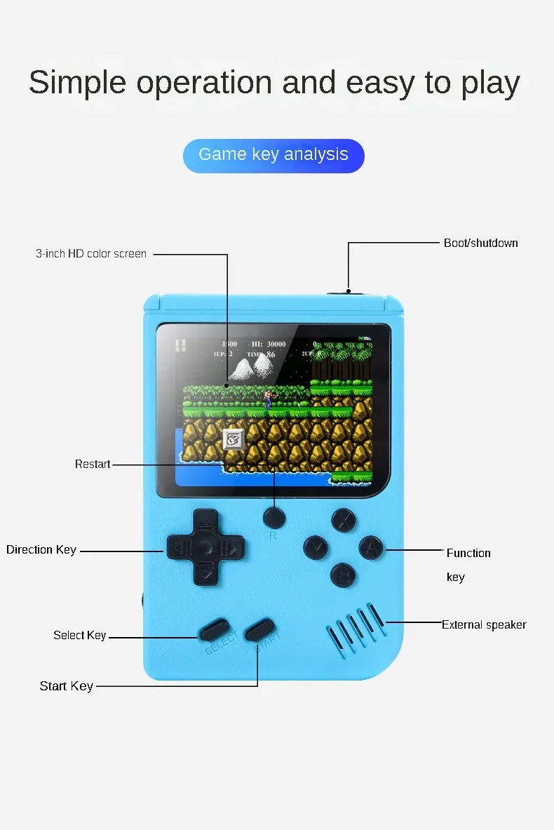 Built-in 500+ Classic Games 8- - Retro Gaming For Tv recension och pris