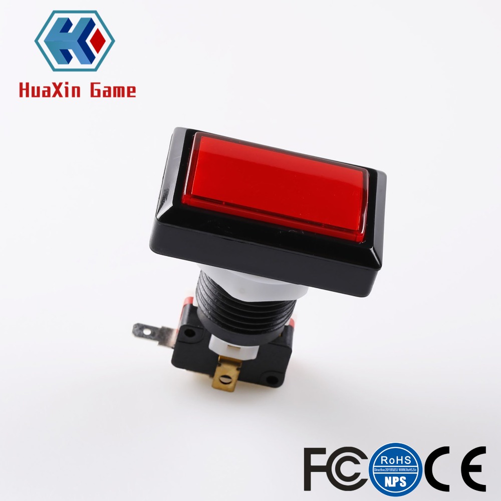 Rectangular LED Illuminated Pu - Arcade Button Kit recension och pris
