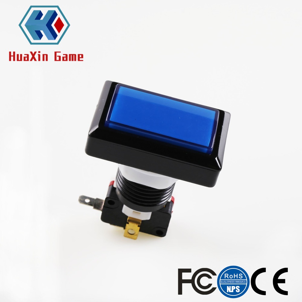 Rectangular LED Illuminated Pu - Arcade Button Kit recension och pris