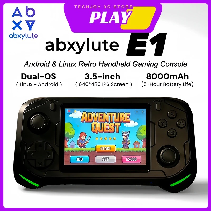 Abxylute E1 Handheld Gaming Co - Retro Gaming Os Linux recension och pris