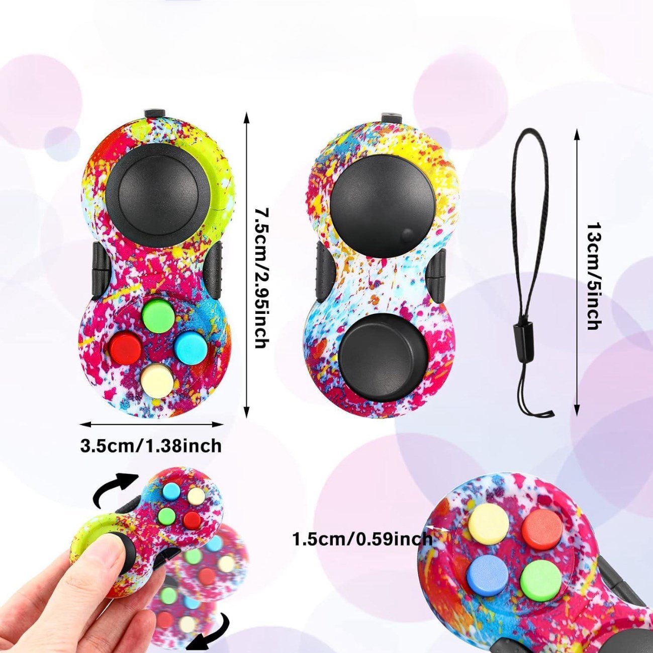 Fidget Pad Retro Classic Fidge - Retro Gaming Tablet recension och pris