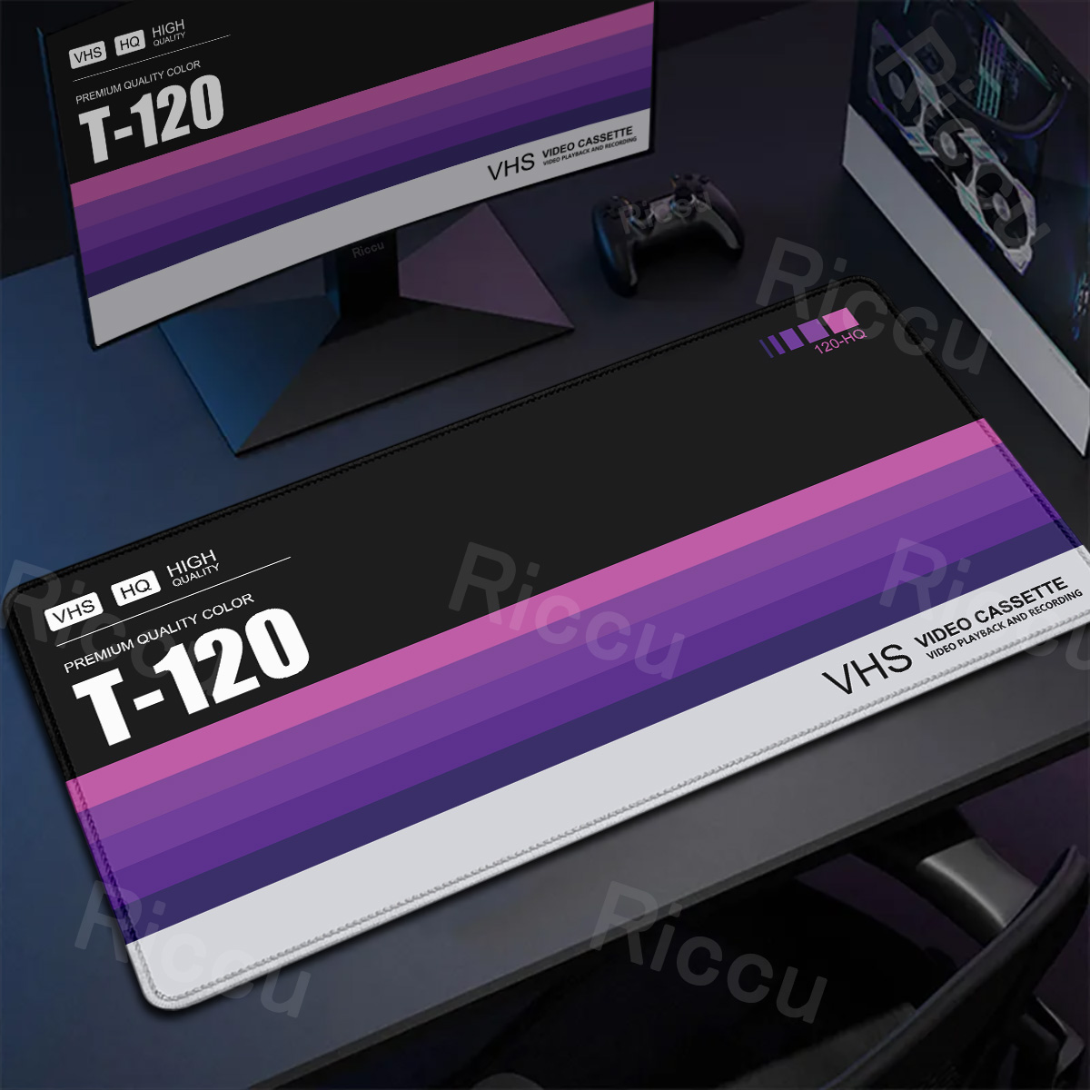 Retro VHS Style Mouse Pad Xxl  - Mouse Gaming Retro recension och pris
