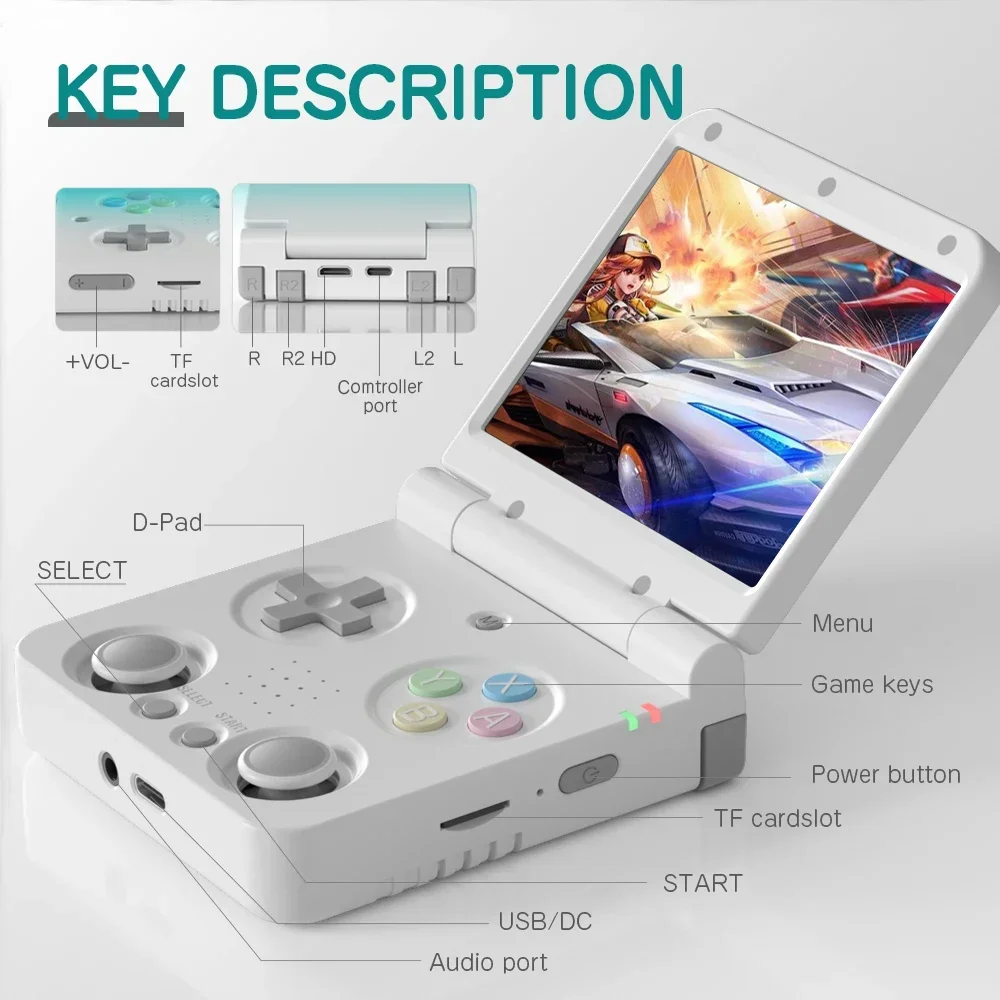 MIYOO Flip V2 Handheld Game Co - Retro Gaming Os Linux recension och pris