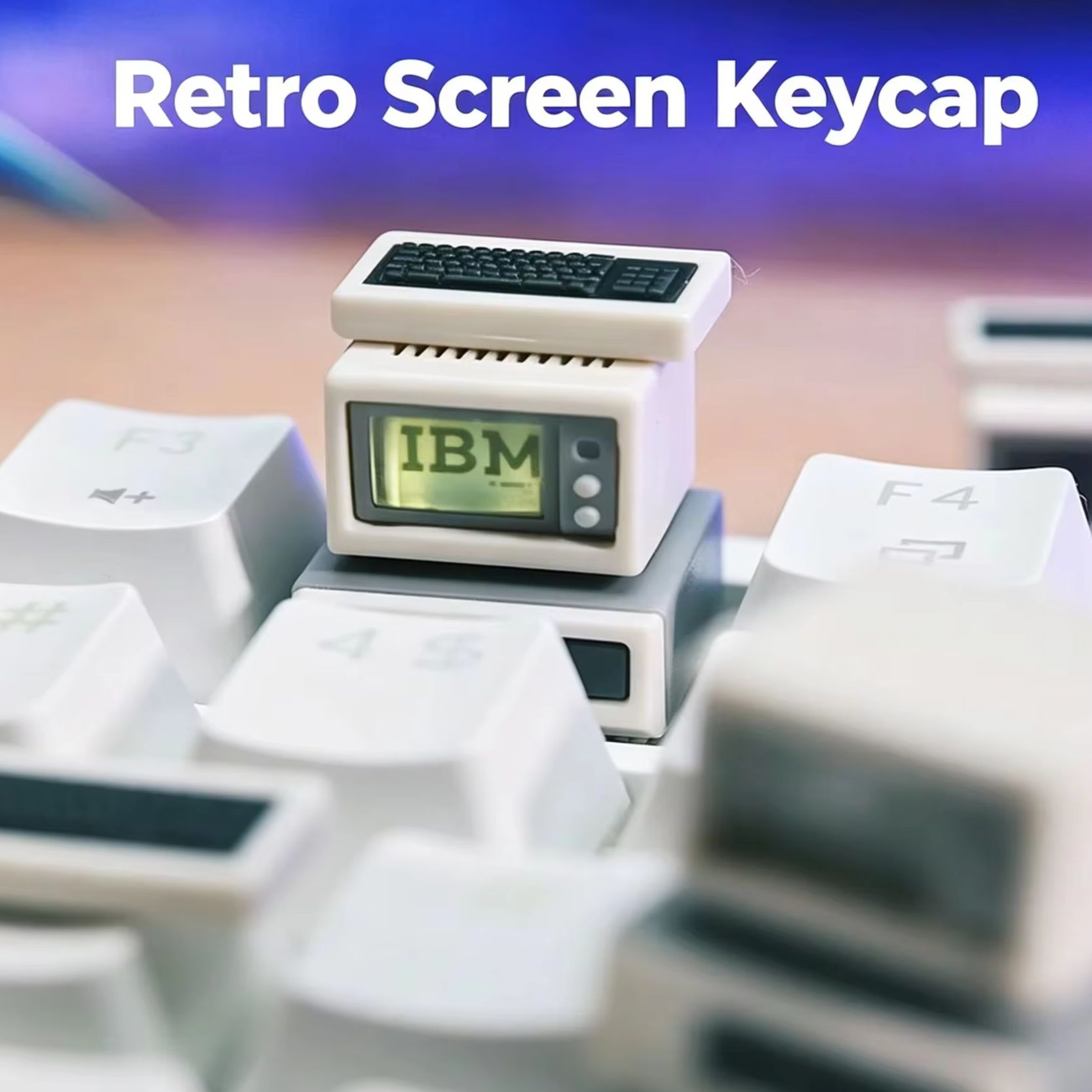 Retro Computer Keycap Backlit  - Retro Gaming Keycaps recension och pris