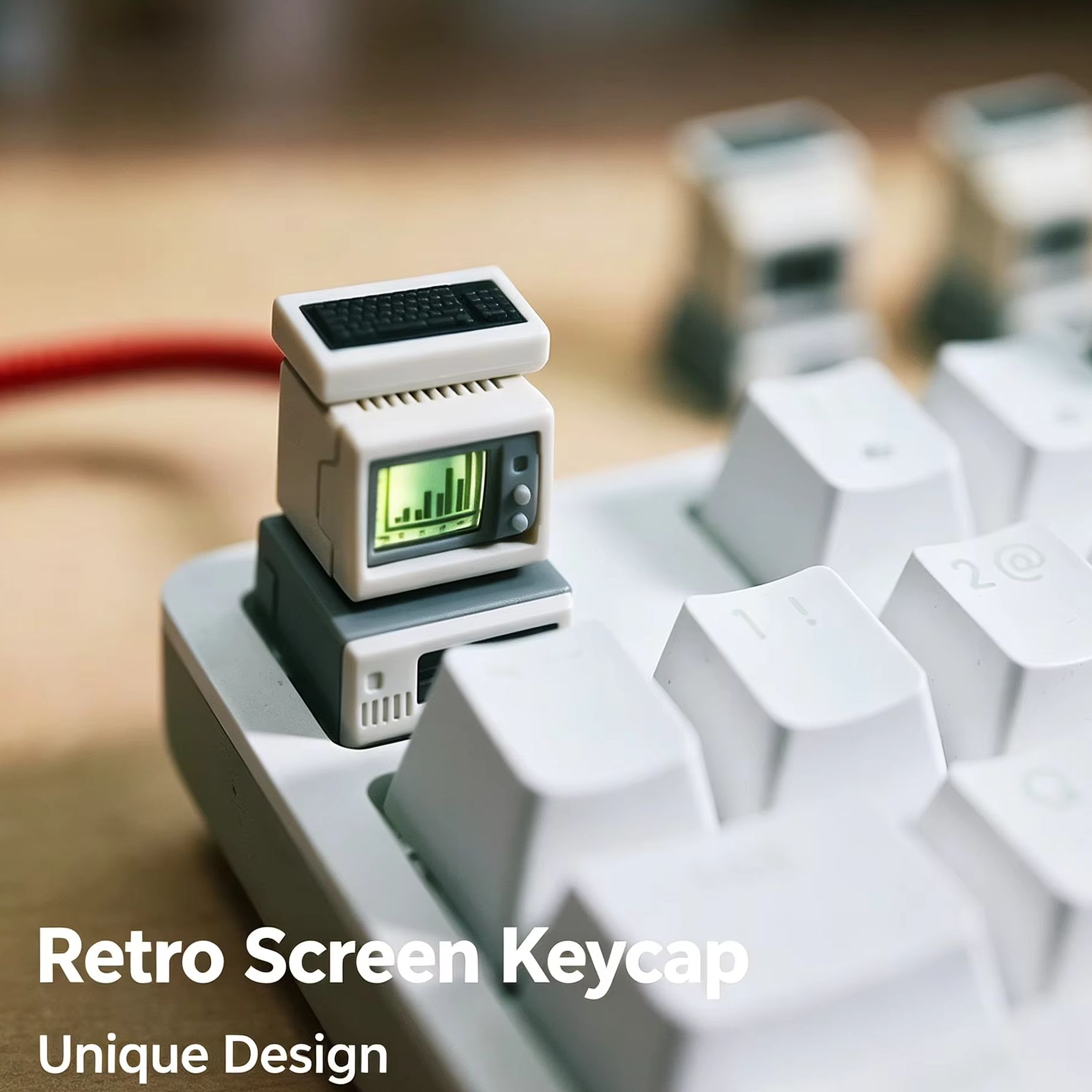 Retro Computer Keycap Backlit  - Retro Gaming Keycaps recension och pris