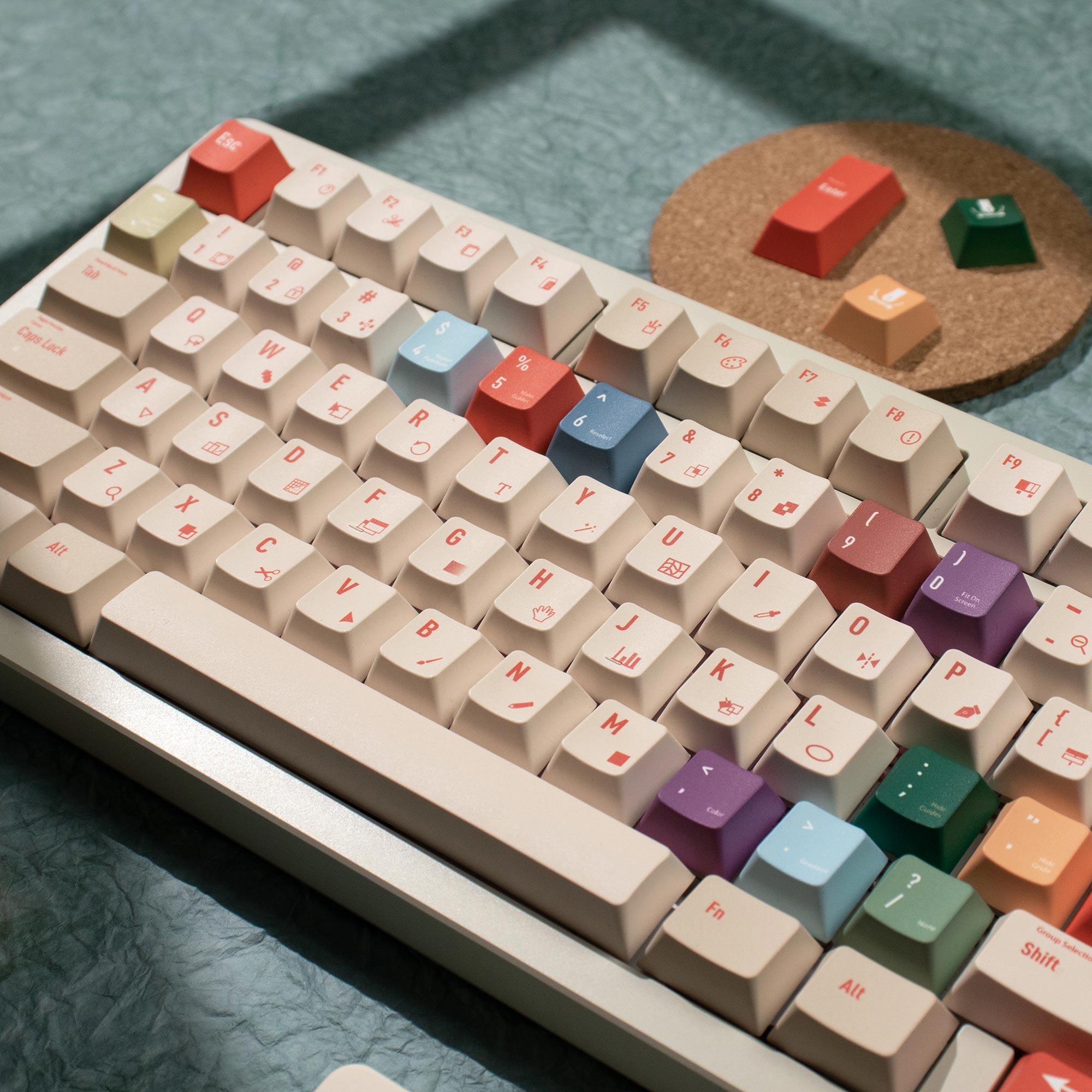 Illustrator Keycaps DYE-SUB Ch - Retro Gaming Keycaps recension och pris