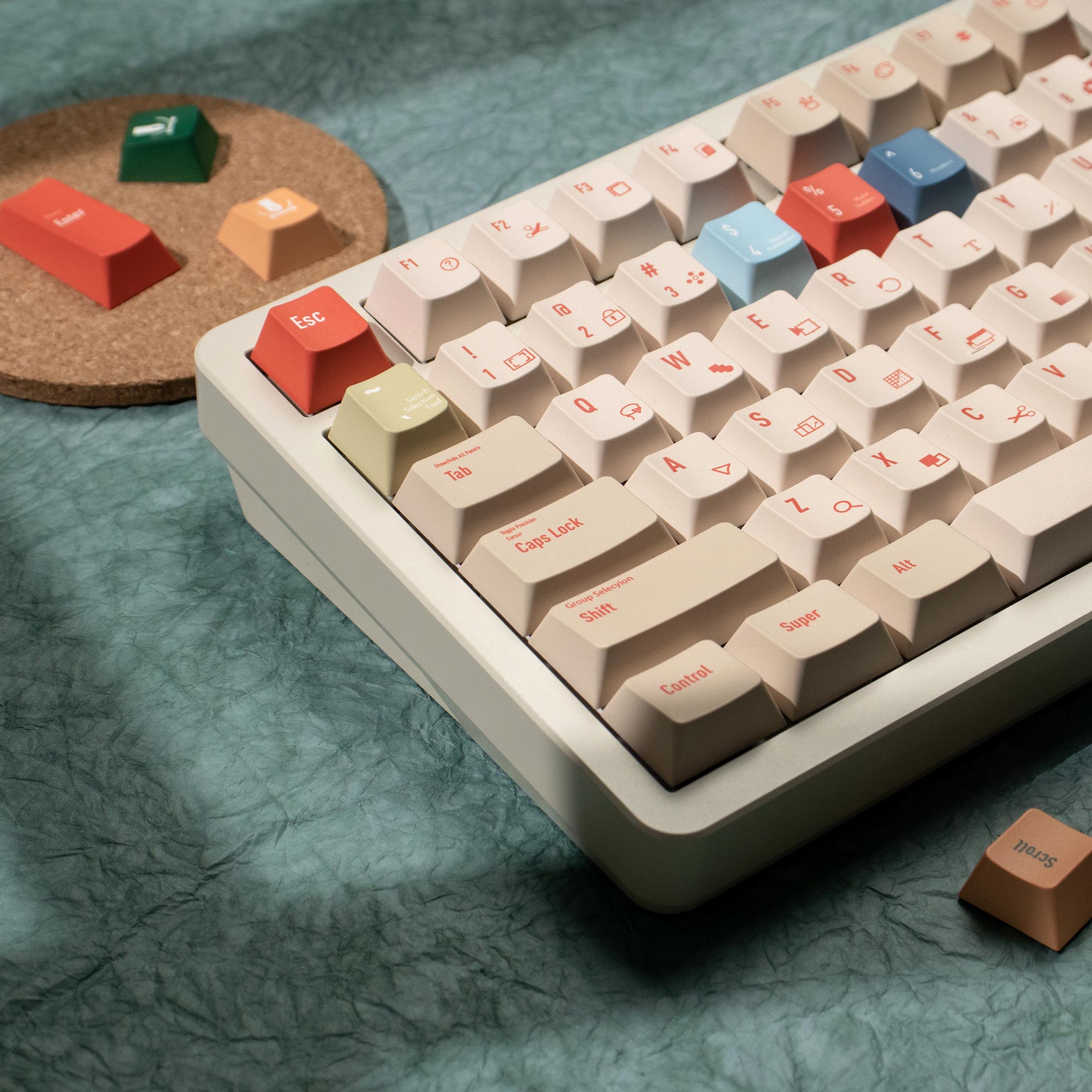Illustrator Keycaps DYE-SUB Ch - Retro Gaming Keycaps recension och pris