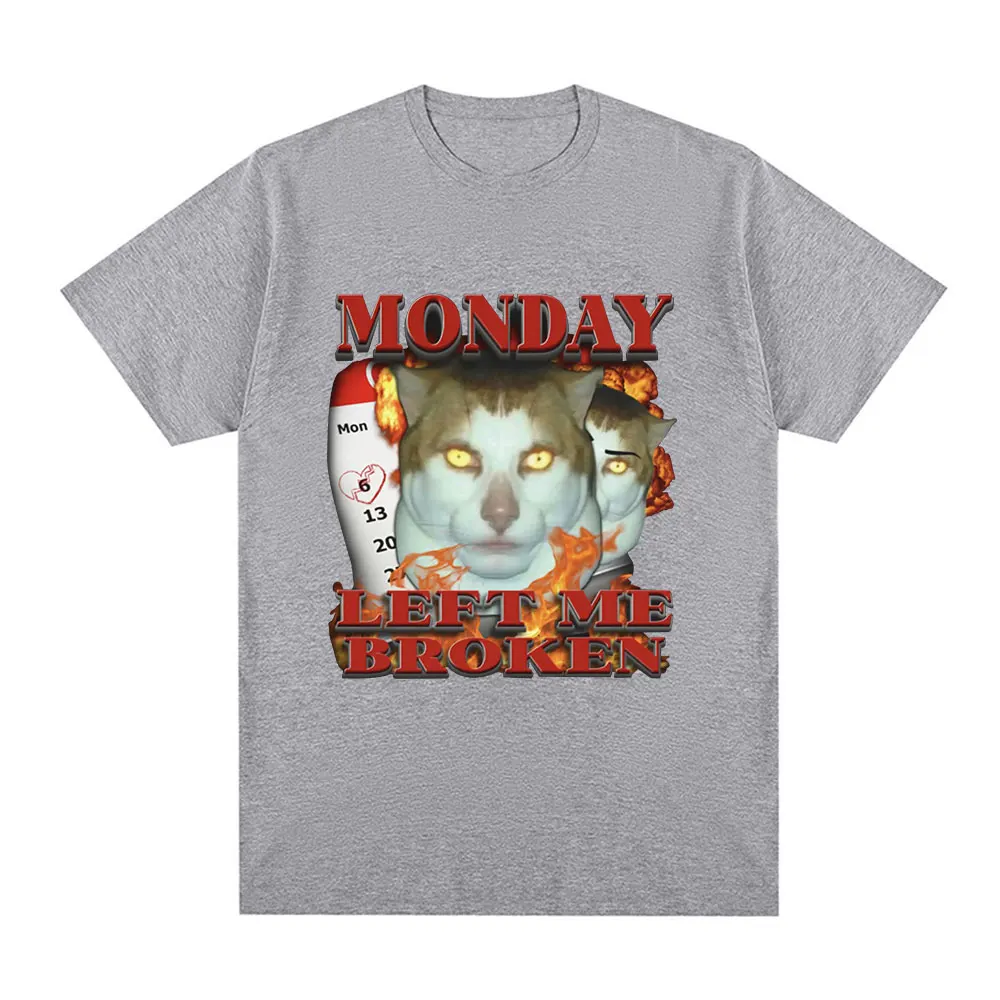 Funny Monday Left Me Broken Ca - Retro Gaming Shirt recension och pris