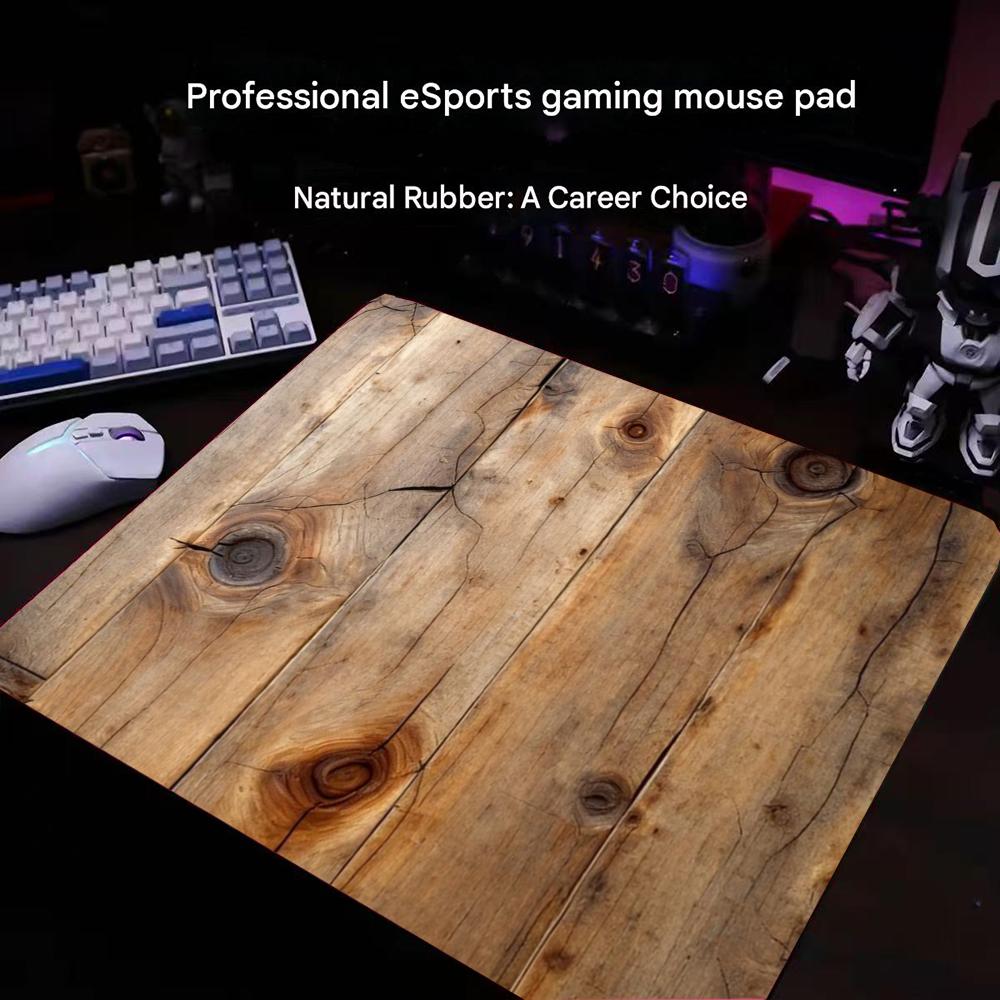 Vintage Cracked Wood Plank Mou - Mouse Gaming Retro recension och pris