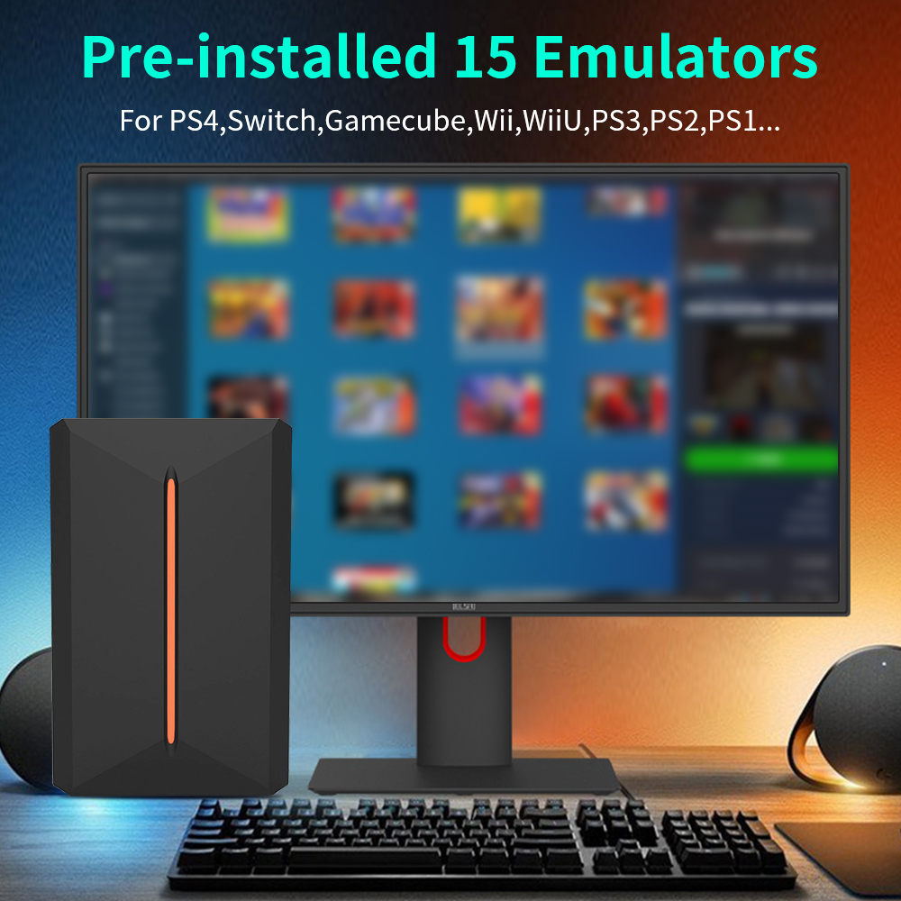 Launchbox OS 500GB Portable Ga - Retro Gaming Tablet recension och pris