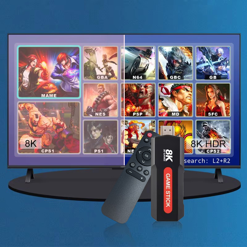 X2 Game Stick HD 4K 8K 3D Cons - Retro Gaming Tablet recension och pris