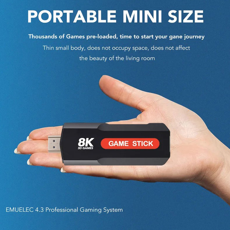 X2 Game Stick HD 4K 8K 3D Cons - Retro Gaming Tablet recension och pris