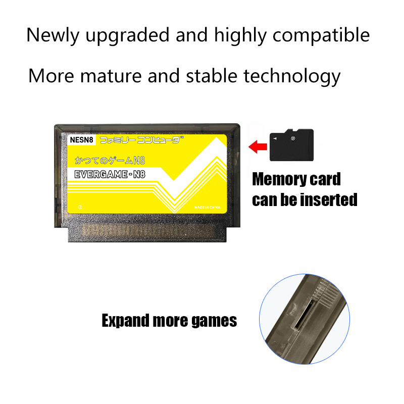 REMANK EVERGAME N8 NES Cartrid - Retro Gaming Machine recension och pris