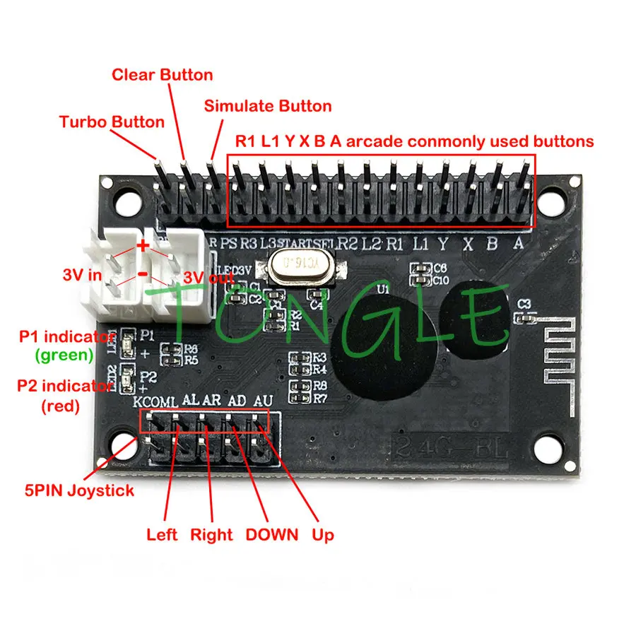 Zero Delay-Wireless Arcade Gam - Arcade Button Kit recension och pris