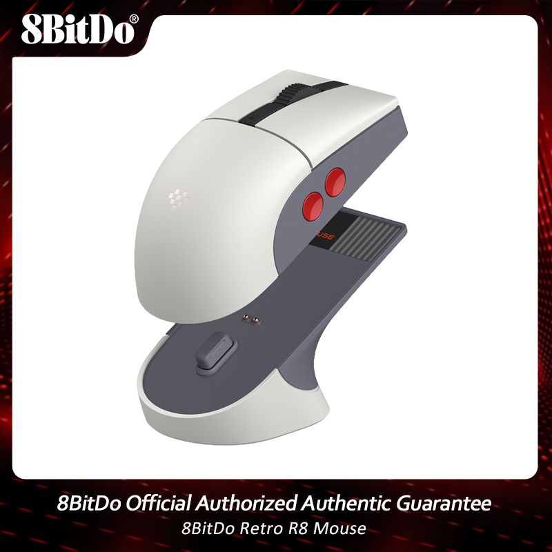 8BitDo Retro R8 Mouse with PAW - Mouse Gaming Retro recension och pris