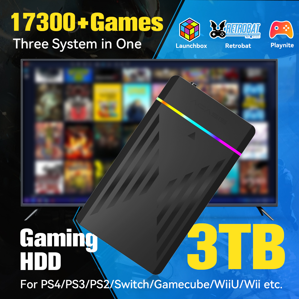 3TB Portable Gaming HDD Launch - Retro Gaming Tablet recension och pris